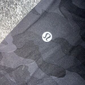 lululemon athletica Black Camo Leggings